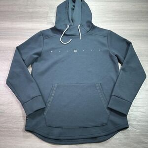 MTN OPS Hoodie Sweatshirt Mens Small Blue Gray Logo Pullover Kangaroo Pocket